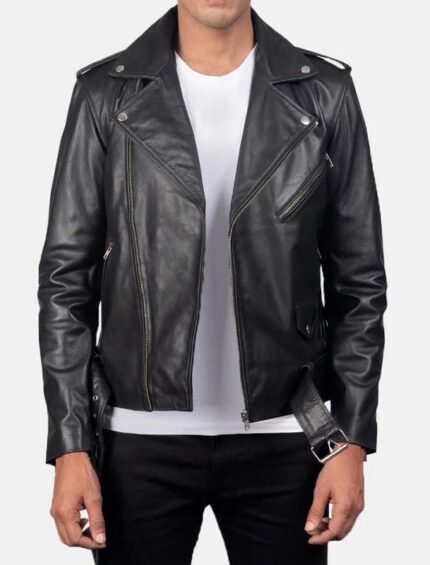 Allaric Alley Leather Biker Jacket