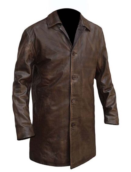 Supernatural Dean Winchester Classic Real Leather Overcoat